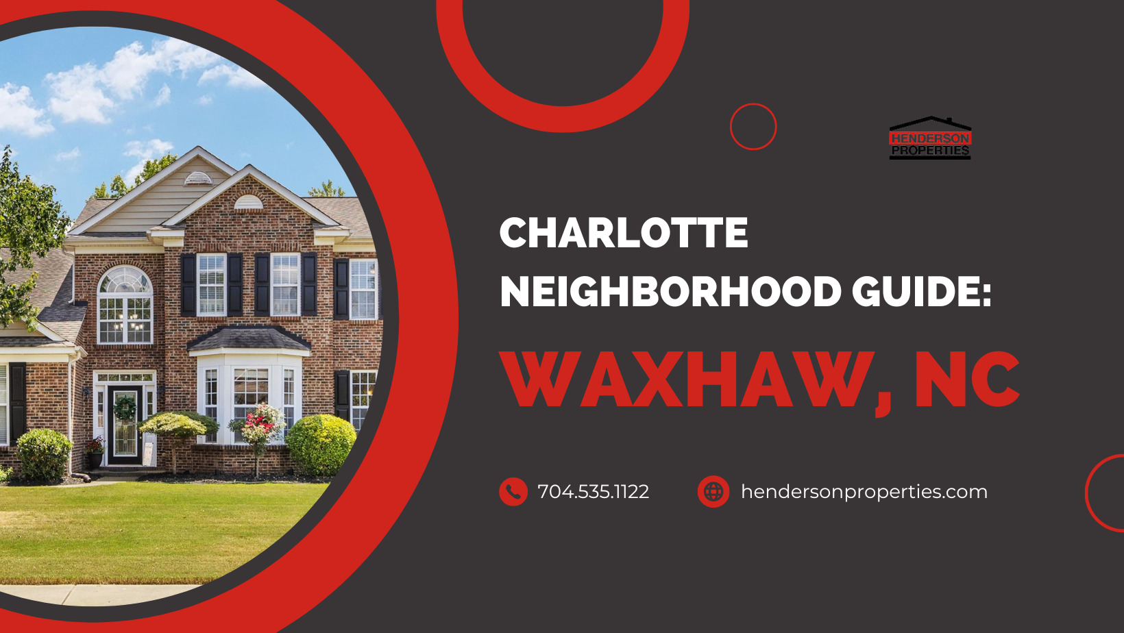 Real Estate in Waxhaw, NC: Investment Information | Henderson Properties